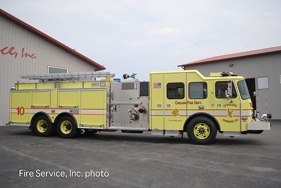new fire engine for O'Hare airport