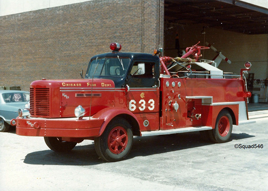 old Chicago fire truck