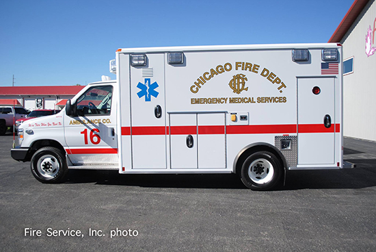 Wheeled Coach Type III ambulance for Chicago