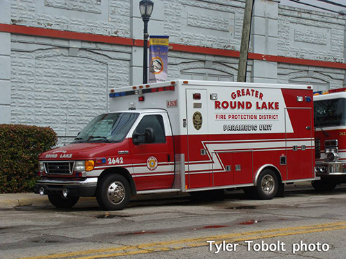 Round Lake FPD ambulance