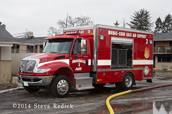 air cascade truck for fire department