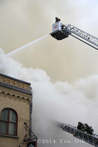fire scene photo with heavy smoke