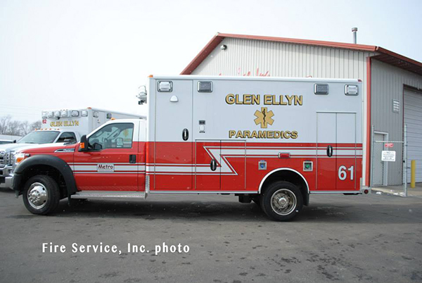 new ambulances for Glen Ellyn IL