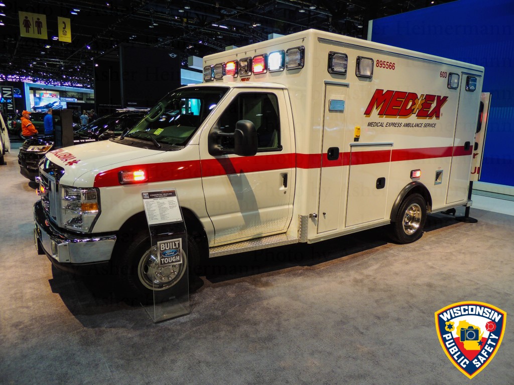 Ford ambulance at the 2015 Chicago Auto Show 