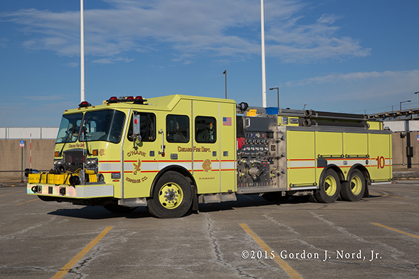 Chicago O'Hare Airport E-ONE fire engine