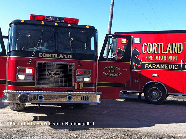 Cortland FPD fire apparatus