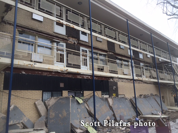 structural collapse of balconies