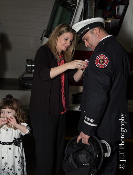 new fire lieutenant promoted in West Chicago IL