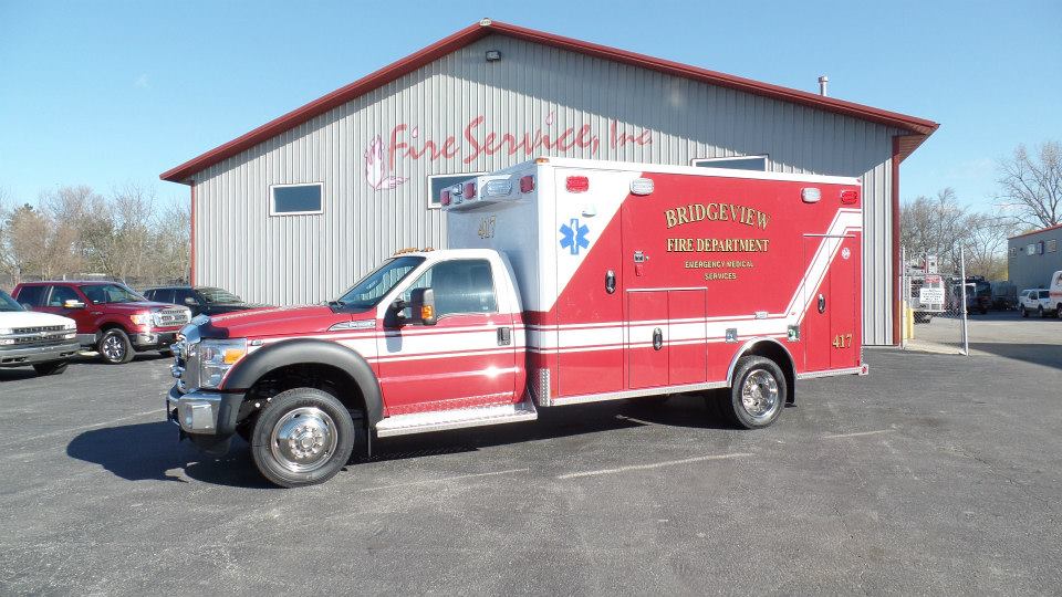 Bridgeview Fire Department ambulance