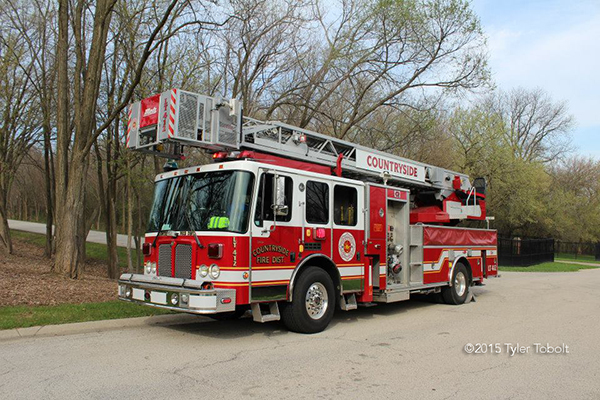 Countryside FPD fire truck