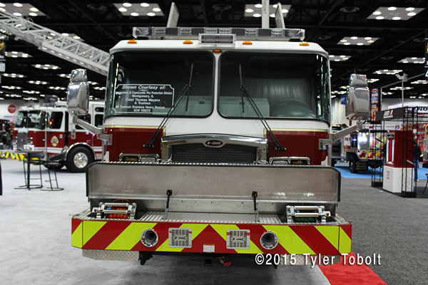 E-ONE fire truck at FDIC 2015