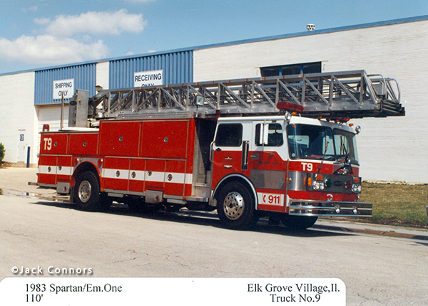 1983 Emergency One aerial with a Spartan CFC chassis