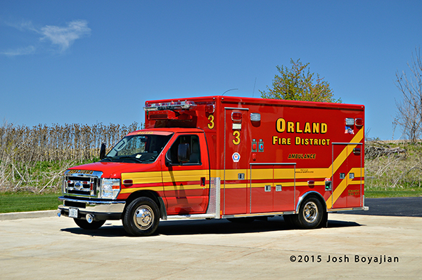 Orland FPD ambulance