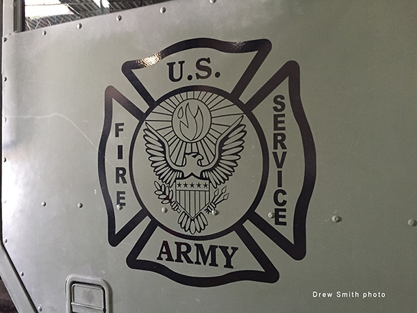 US Army Fire Service decal