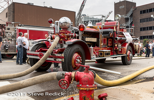 Former Chicago FD 1928 Ahrens Fox fire engine