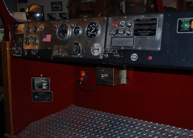 American LaFrance fire engine cab front