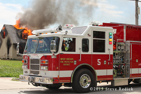 West Chicago FDP fire engine