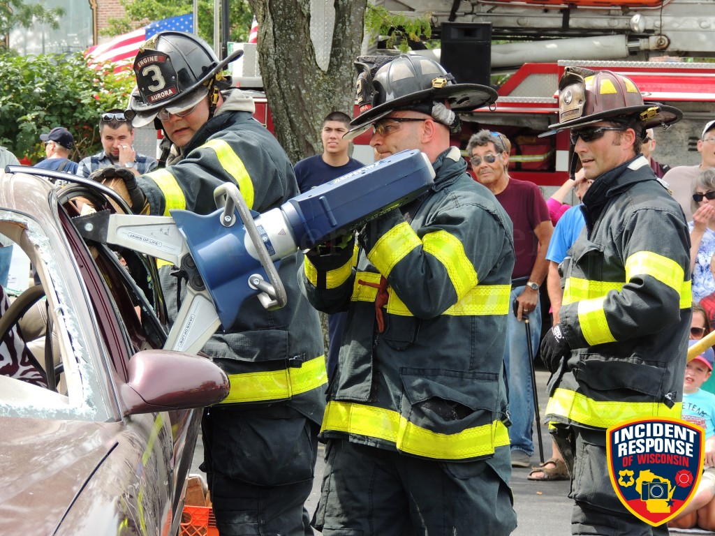 fire department extrication demonstration