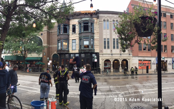 Chicago fire scene