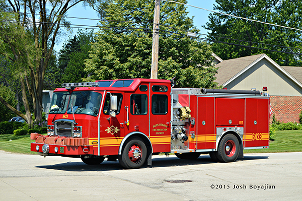 Palos Heights FPD fire engine