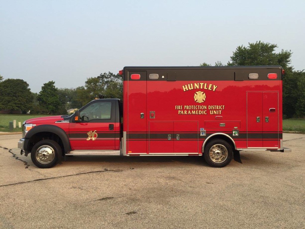 new ambulance for the Huntley FPD