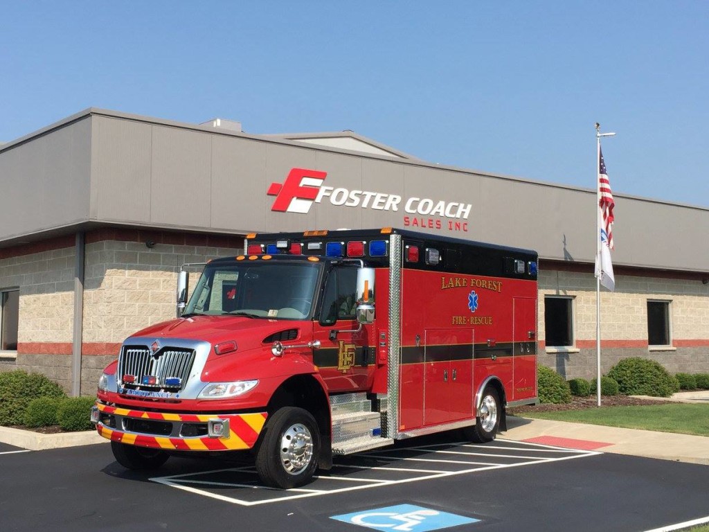 New ambulance for the Lake Forest FD