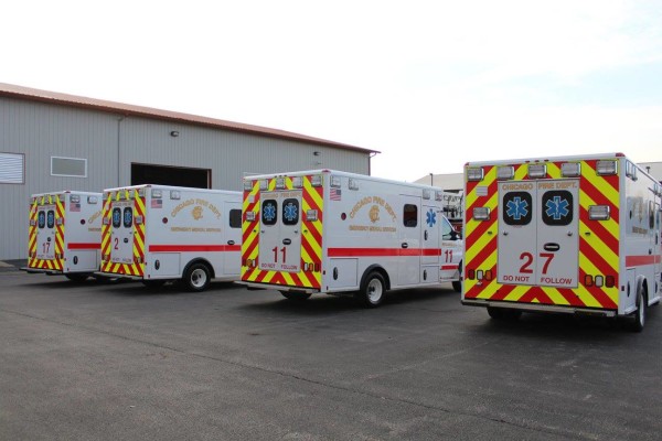 New ambulances for the Chicago Fire Department