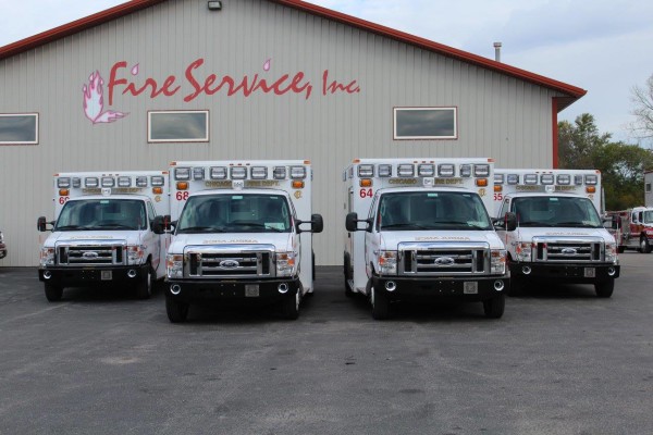 New ambulances for the Chicago Fire Department