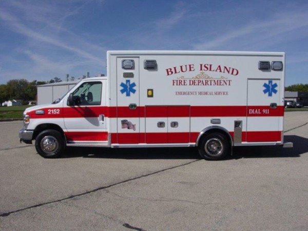 Blue Island FD ambulance