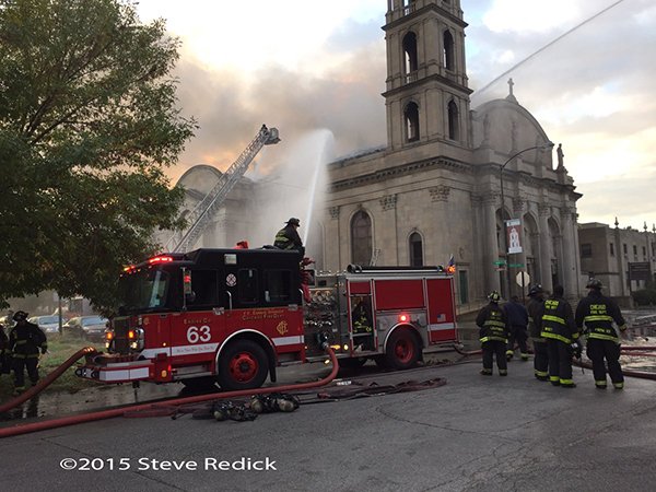  Church fire in Chicago