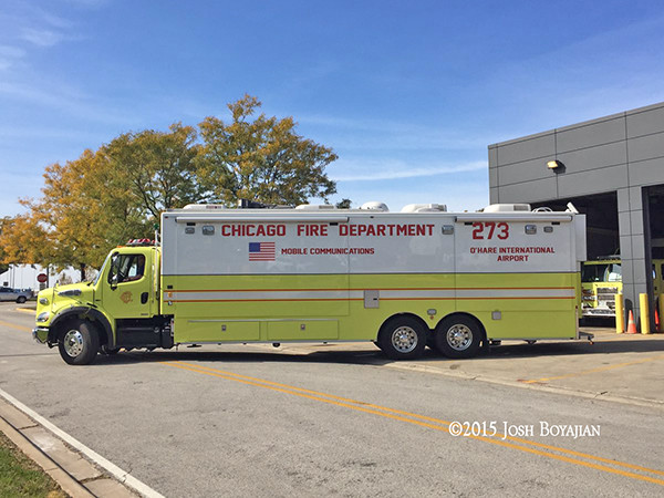 Chicago FD O'Hare Airport mobile communications van
