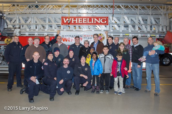 Wheeling Fire Department participates in Operation Warm