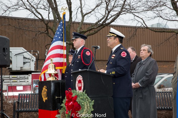Chicago FD Stockyards Fire Memorial anniversary
