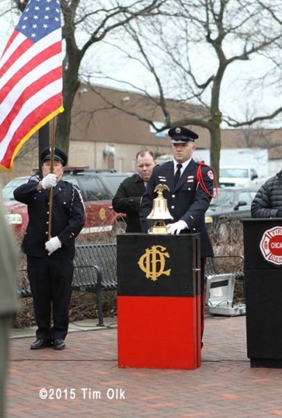 Chicago FD Stokyards Fire Memorial anniversary