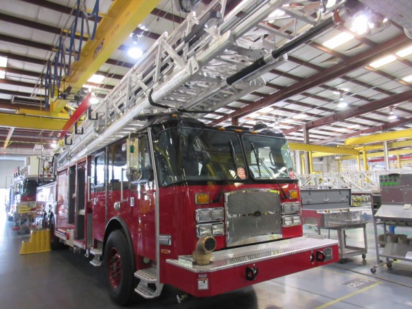 Fire truck being built for Chicago