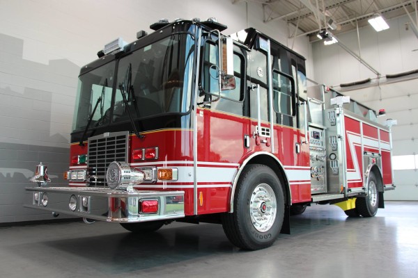new fire engine for the Glenwood FD