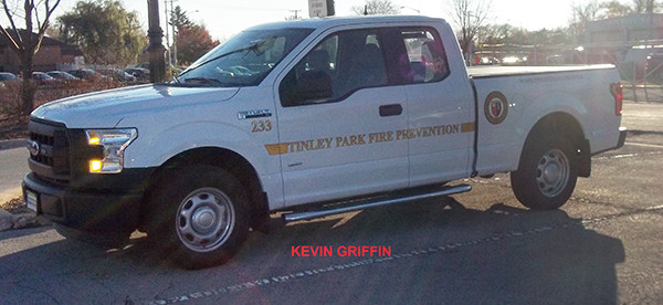 New pickup truck for the Tinley Park FD