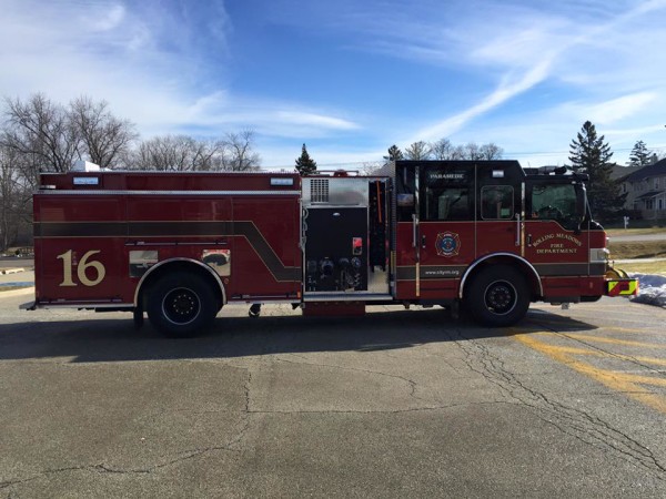 new fire engine for the Rolling Meadows FD