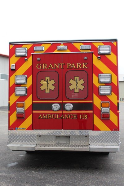 New ambulance for the Grant Park FPD.