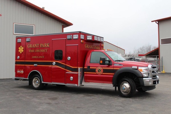 New ambulance for the Grant Park FPD.