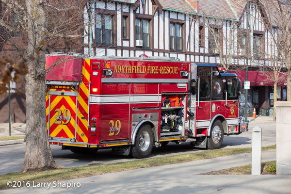 Northfield Fire Rescue E-ONE e-MAX fire engine
