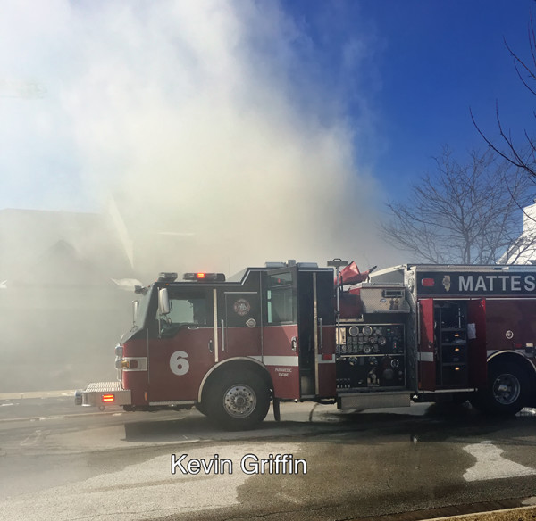 house fire in Matteson IL 2-13-16
