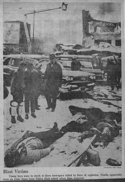 Mickelberry Food Products fire in Chicago February 7 1968
