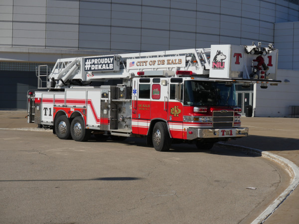 new fire truck for Dekalb FD in IL