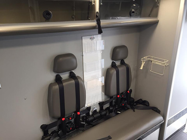 new ambulance interior restraints