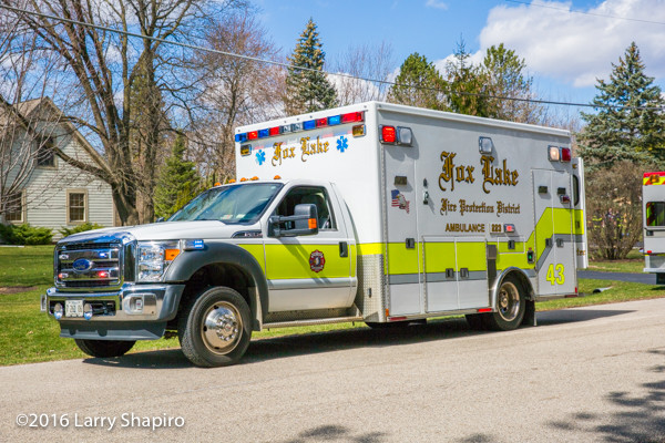 Fox lake Fire Department ambulance