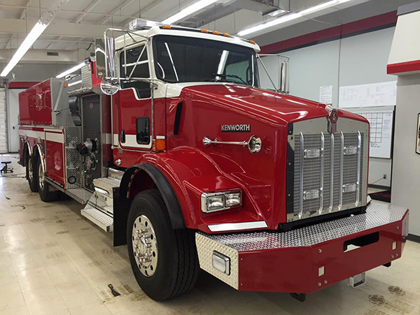 new elliptical FD tender on Kenworth T800 chassis