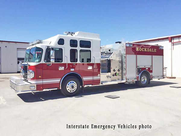 new fire engine for the Rockdale Fire Protection District