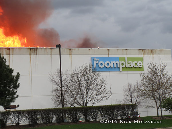 Room Place warehouse fire in Lemont IL