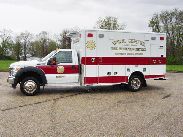 new ambulance for the York Center FPD